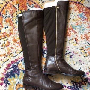 Michael Kors Riding Boots Bromley Flat Boots